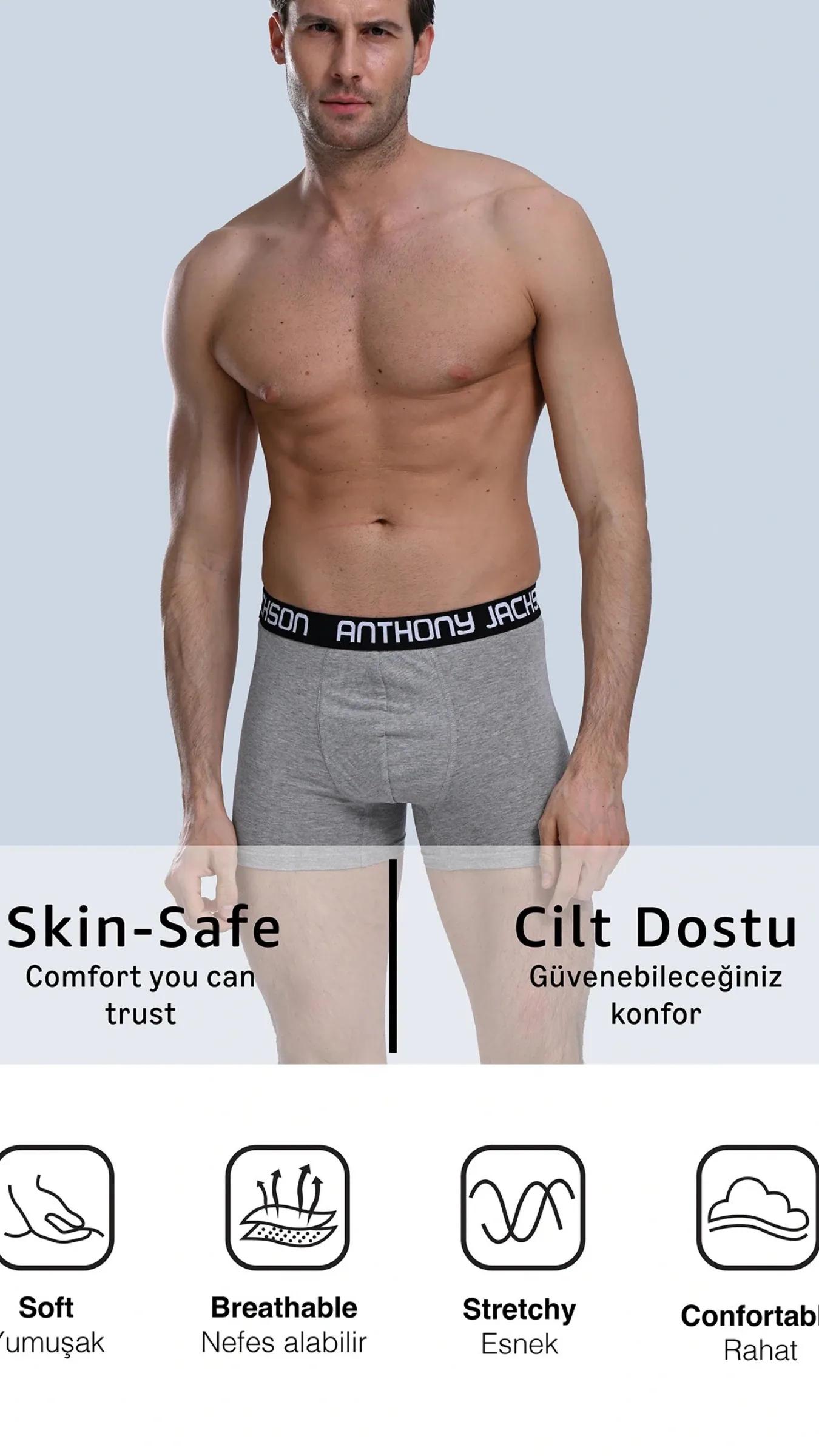 6'lı Kutu Premium Likralı Erkek Boxer Collection