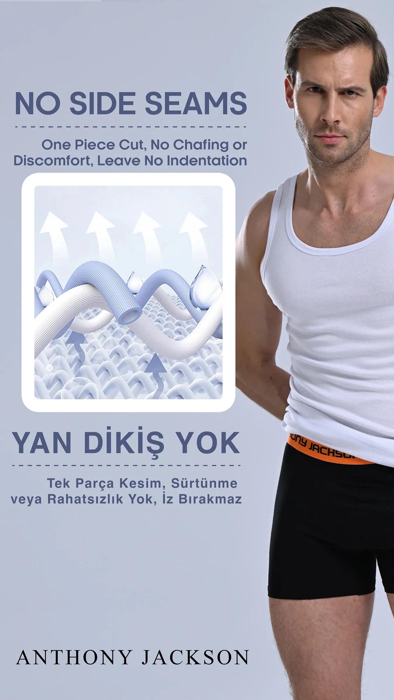 Likralı 6'lı Kutu Premium Erkek Boxer Color Collection