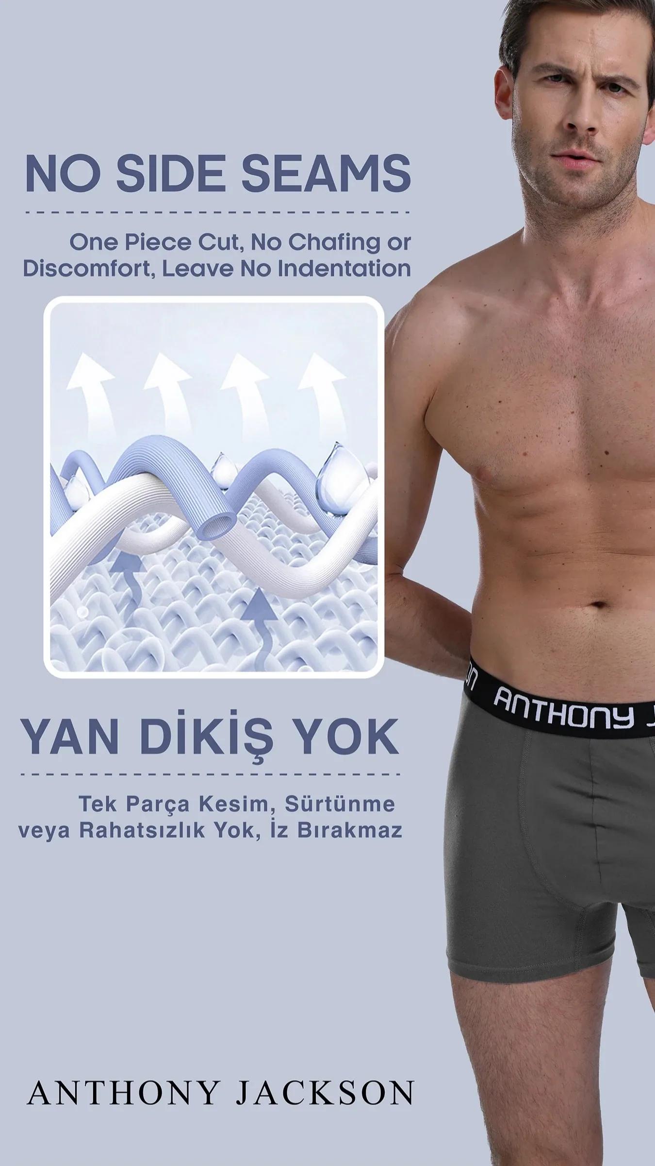 Likralı 3'lü Kutu Premium Erkek Boxer Collection