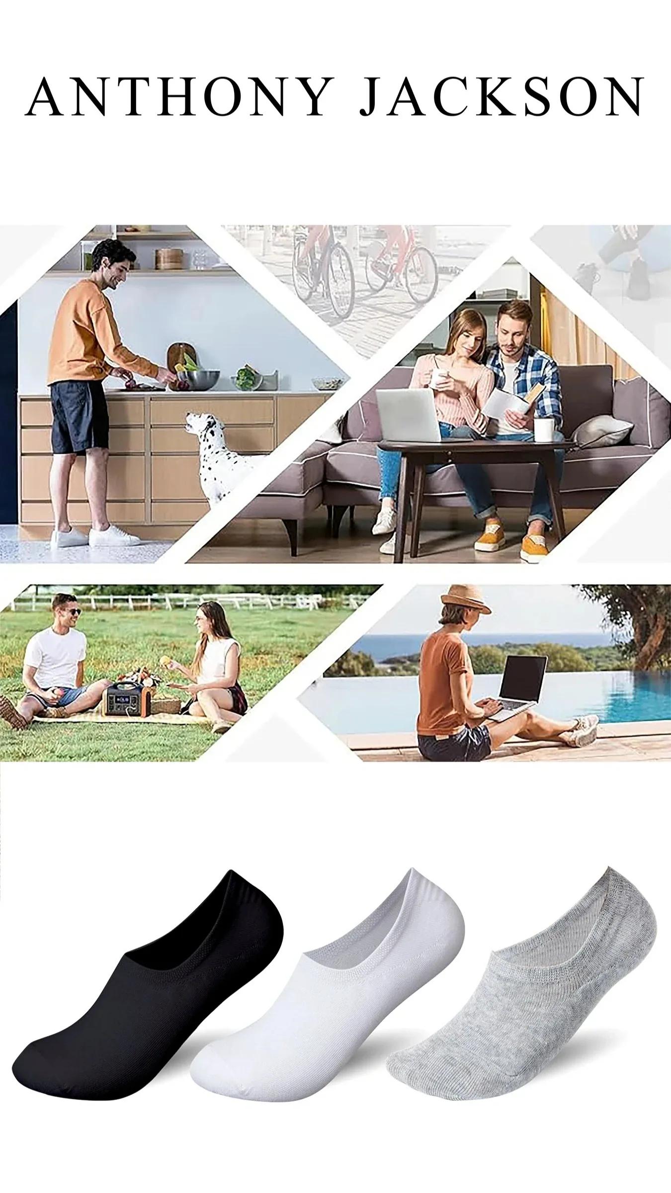 10 Çift Kutulu BAMBU Premium Bay-Bayan Dikişsiz Görünmez Kaymaz Slikonlu Babet Çorap Brook