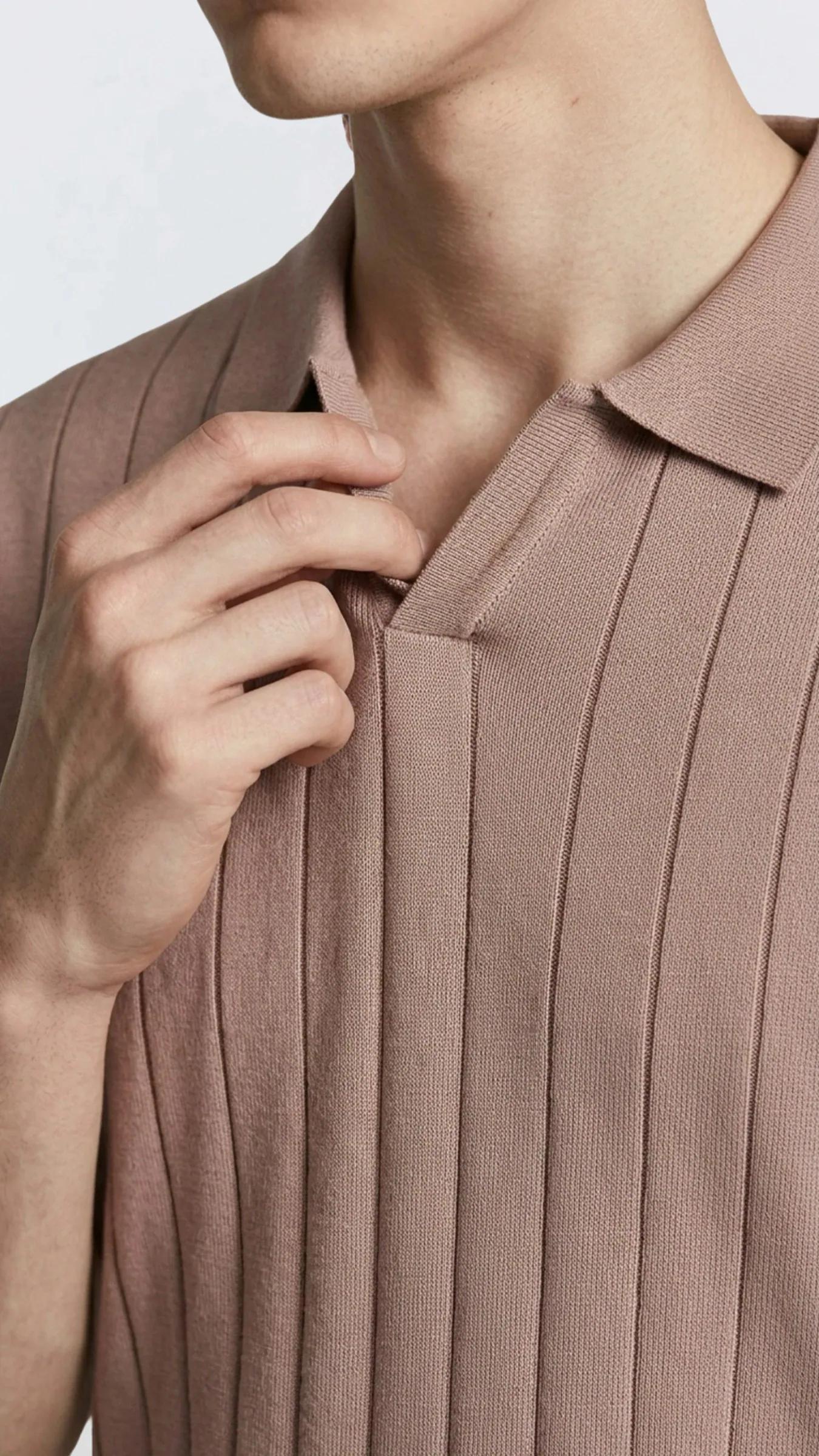 Premium Erkek Triko Polo Yaka T-Shirt Ravello