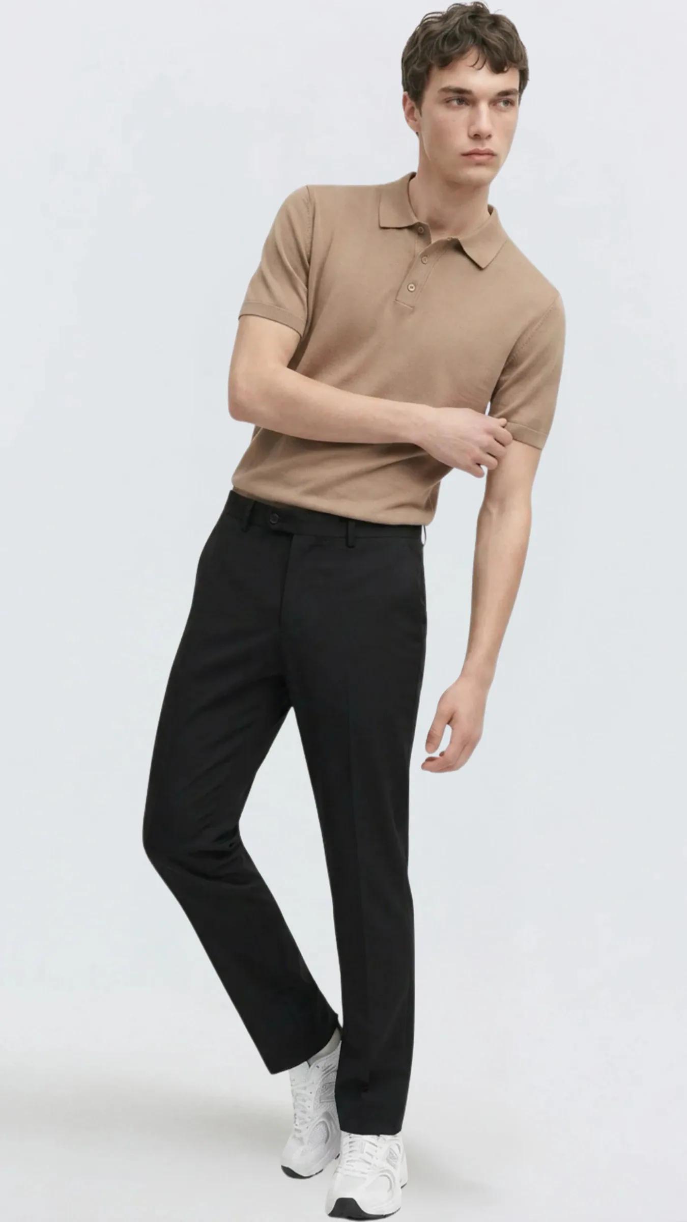Premium Erkek Triko Polo Yaka T-Shirt Giovanni