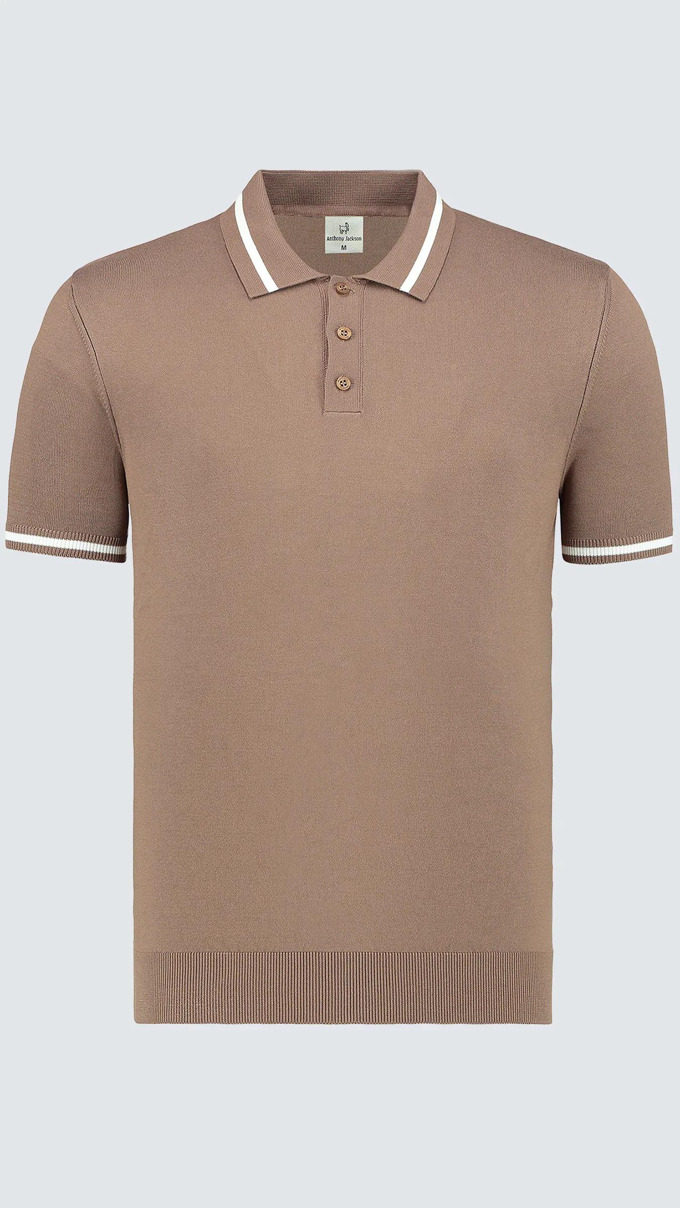 Premium Erkek Triko Polo Tişört Alberto