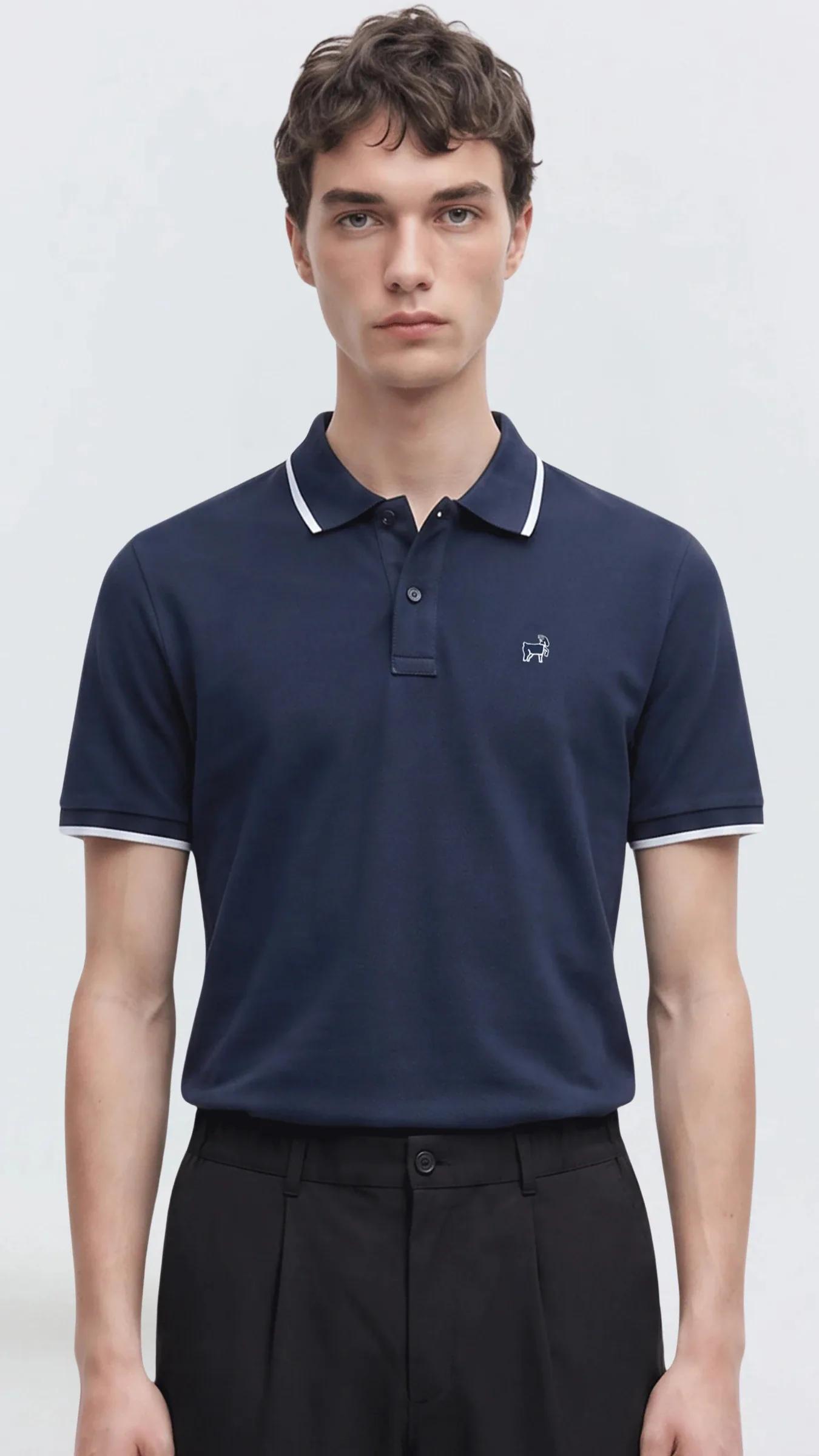 Premium Erkek Polo Yaka Tişört Montero - Lacivert