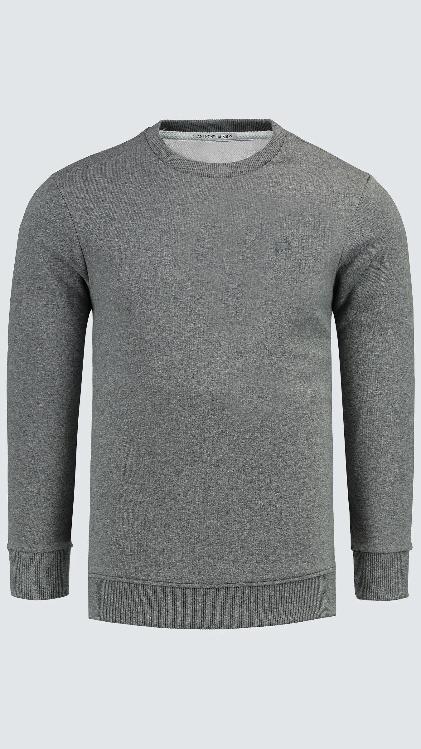 Premium Erkek Basic Logo Sweatshirt Nova