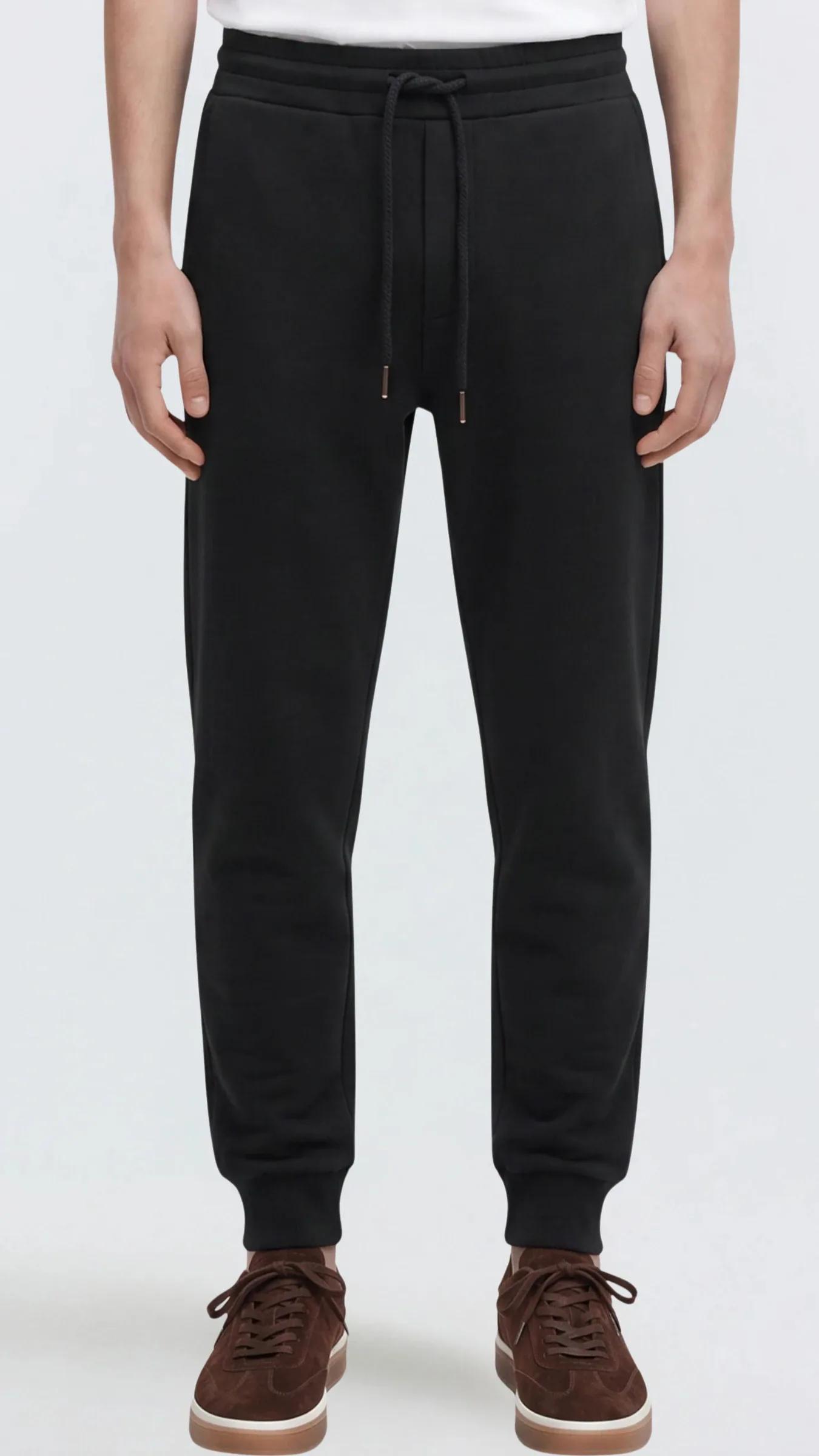 Premium Erkek Rahat Slim Fit Jogger Eşofman Altı Lunor - Siyah