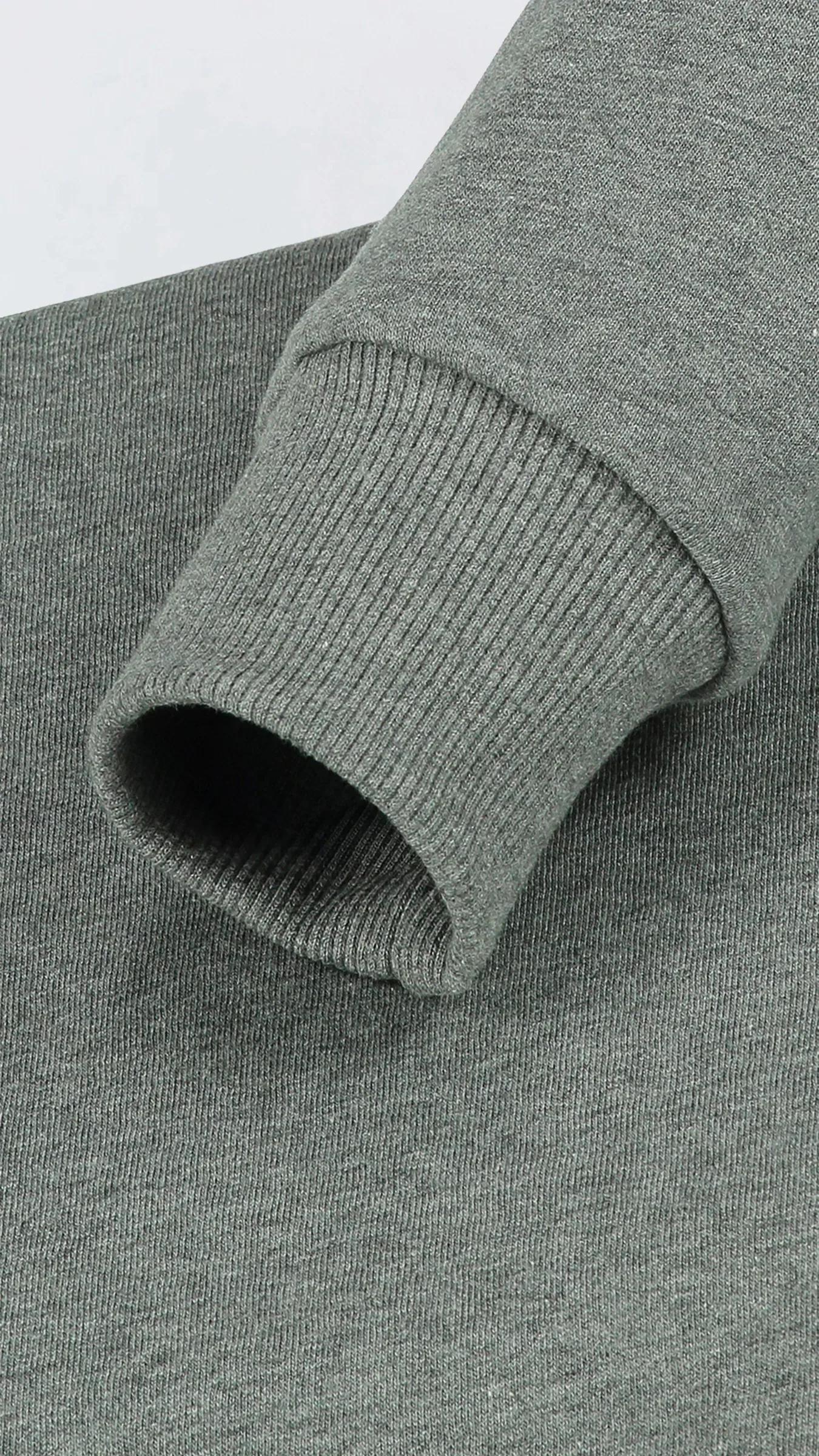 Premium Erkek Yarım Yaka Fermuarlı Sweatshirt Emilio