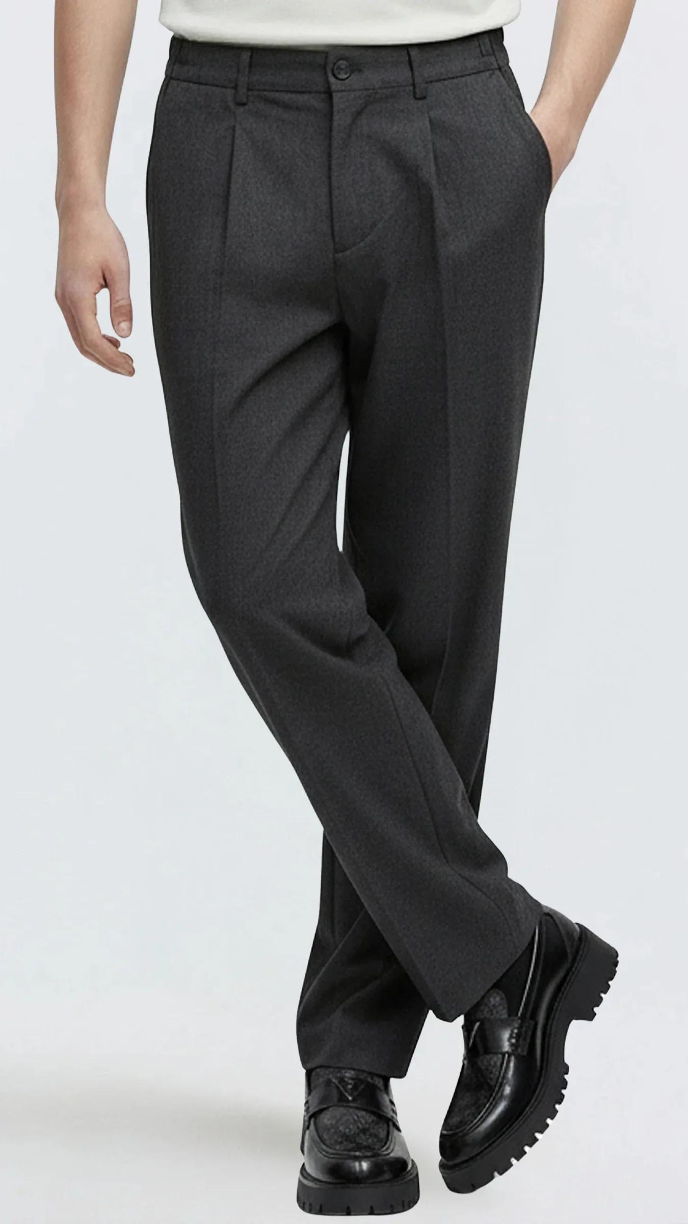 Premium Regular Fit Yüksek Bel Erkek Kumaş Pantolon Gabriel