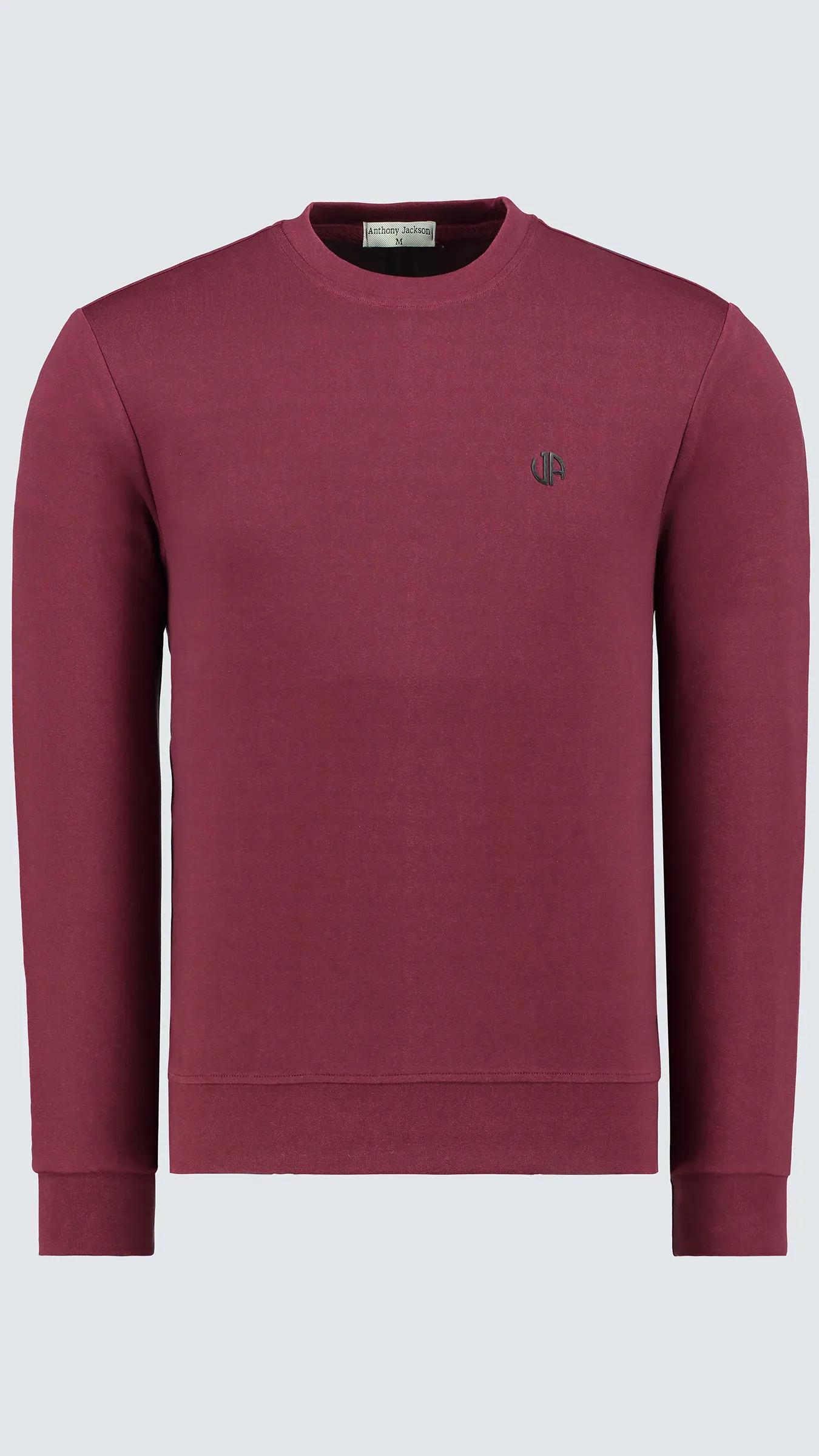 Premium Erkek Doubleface Bisiklet Yaka Sweatshirt Varelli