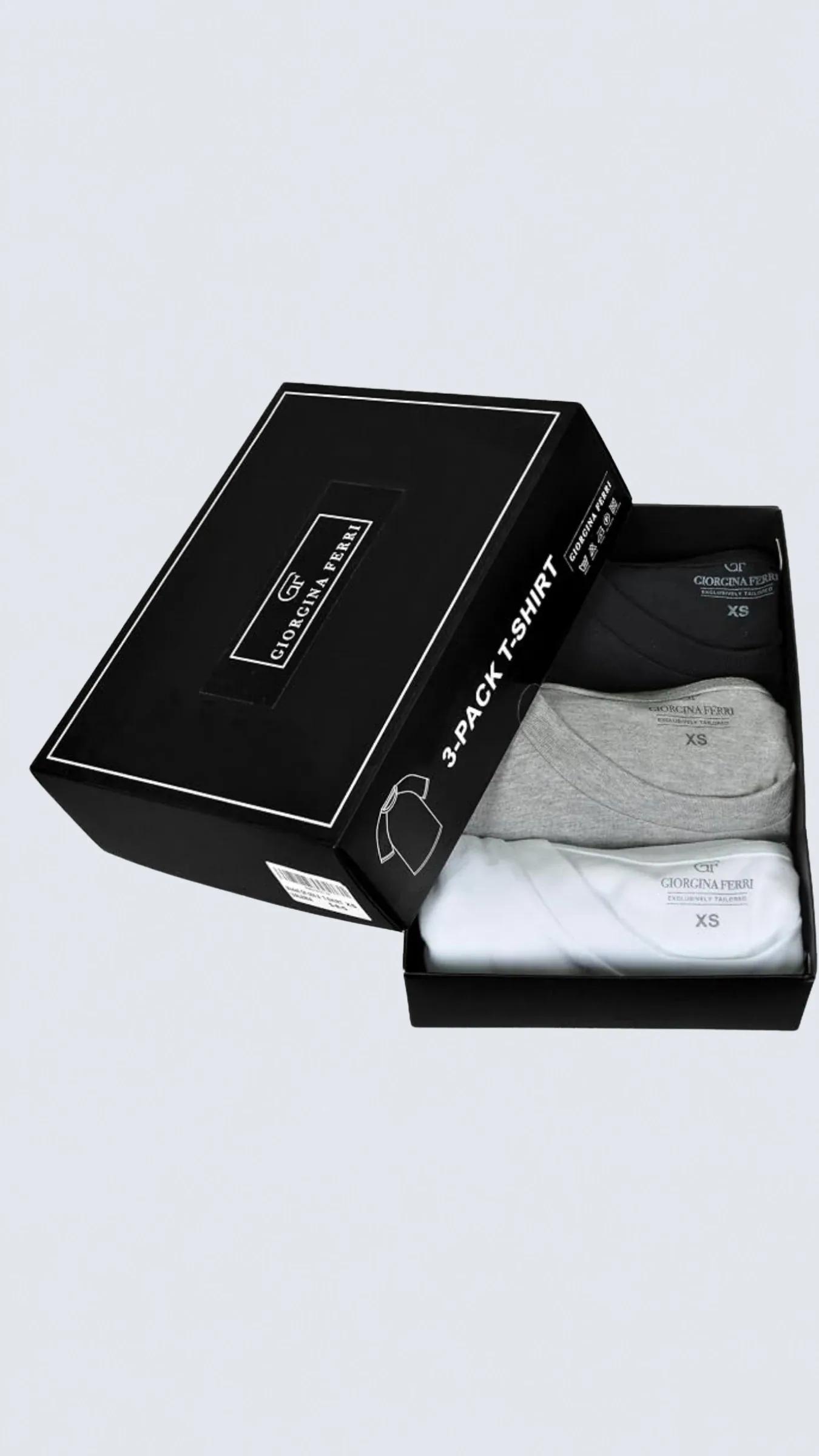 3'lü Kutu Premium Kadın Tee T-shirt Valeria