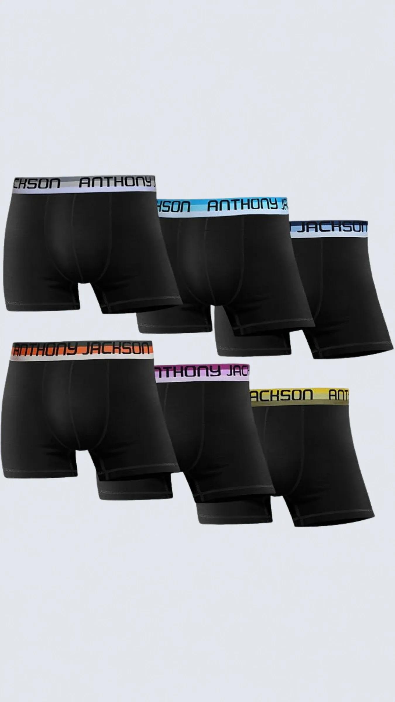 Likralı 6'lı Kutu Premium Erkek Boxer Color Collection - MORATA