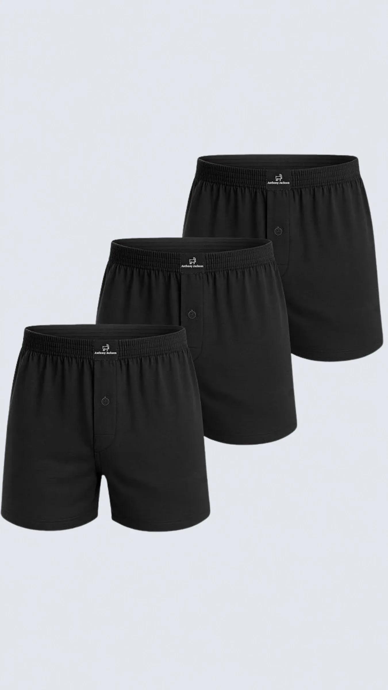 %100 Pamuk 3'lü Kutu Premium Havlu Bel Erkek Boxer Domenico