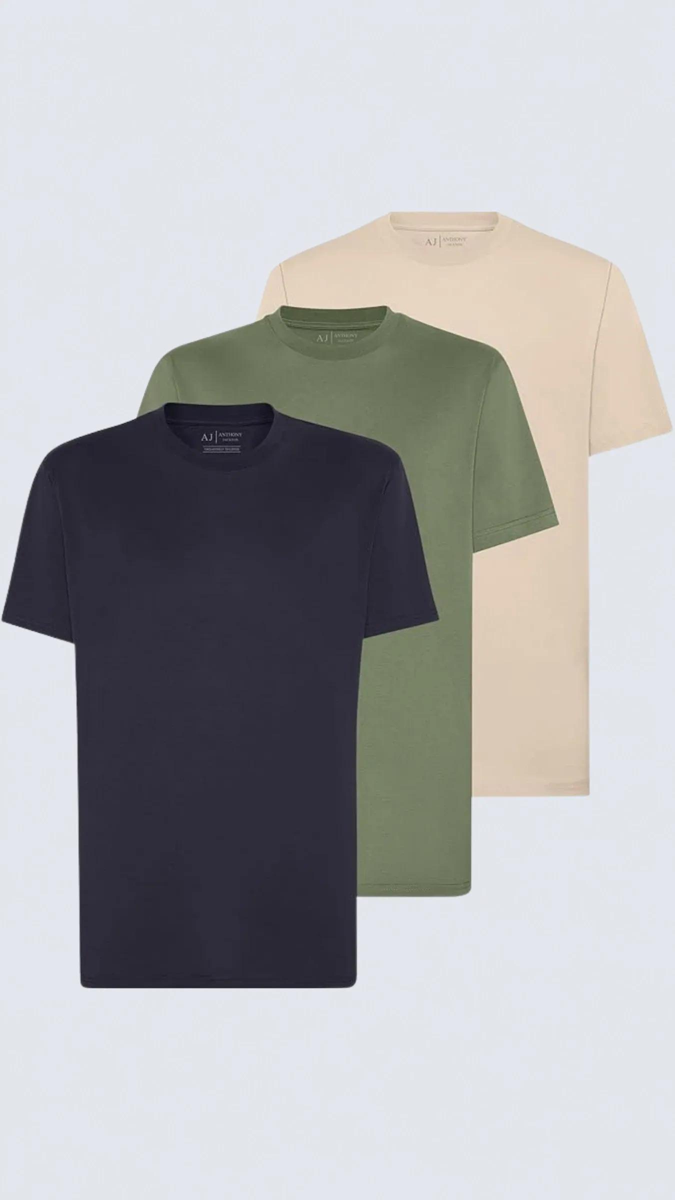 3'lü Kutu Premium Erkek Tişört Collection Starlight - AJ-303 D