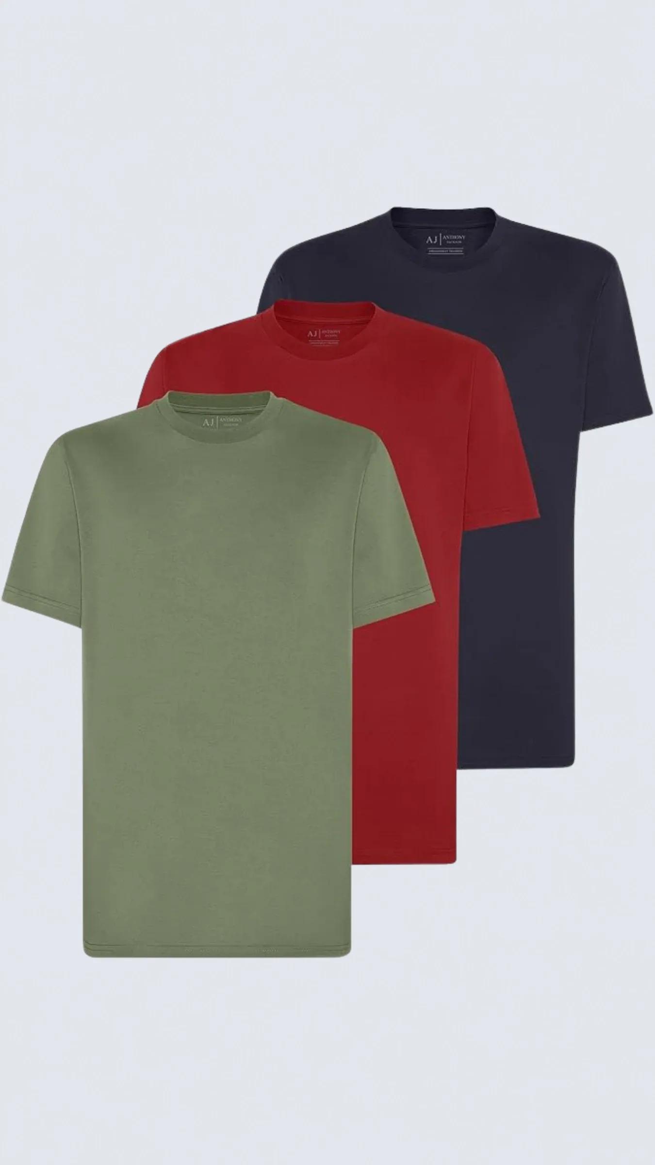 3'lü Kutu Premium Erkek Tişört Collection Starlight - AJ-303 E
