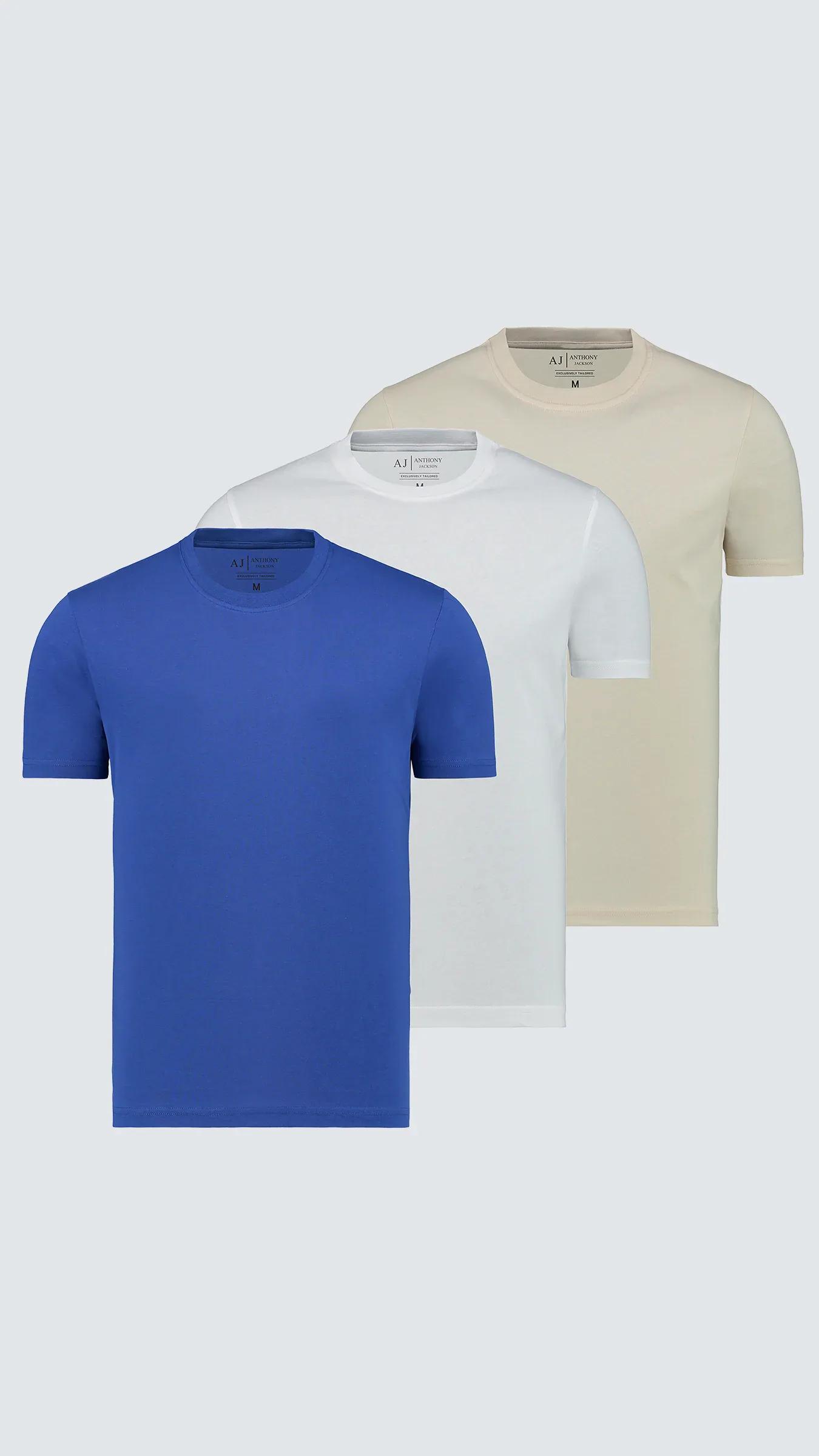 3'lü Kutu Premium Erkek Tişört Collection Starlight - AJ-303 L