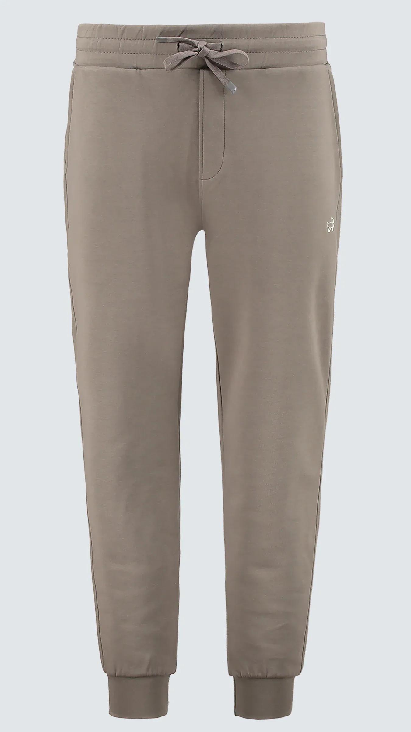 Premium Erkek Doubleface Relaxed Fit Eşofman Altı Nolan - Haki