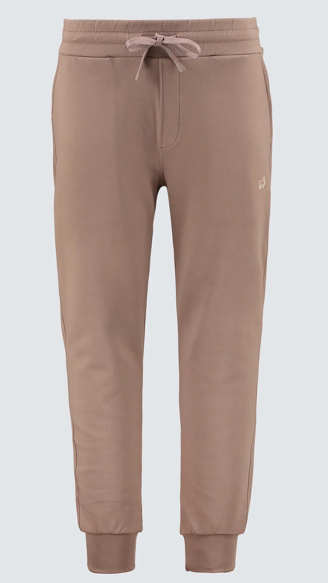 Premium Erkek Doubleface Relaxed Fit Eşofman Altı Nolan - Kahve