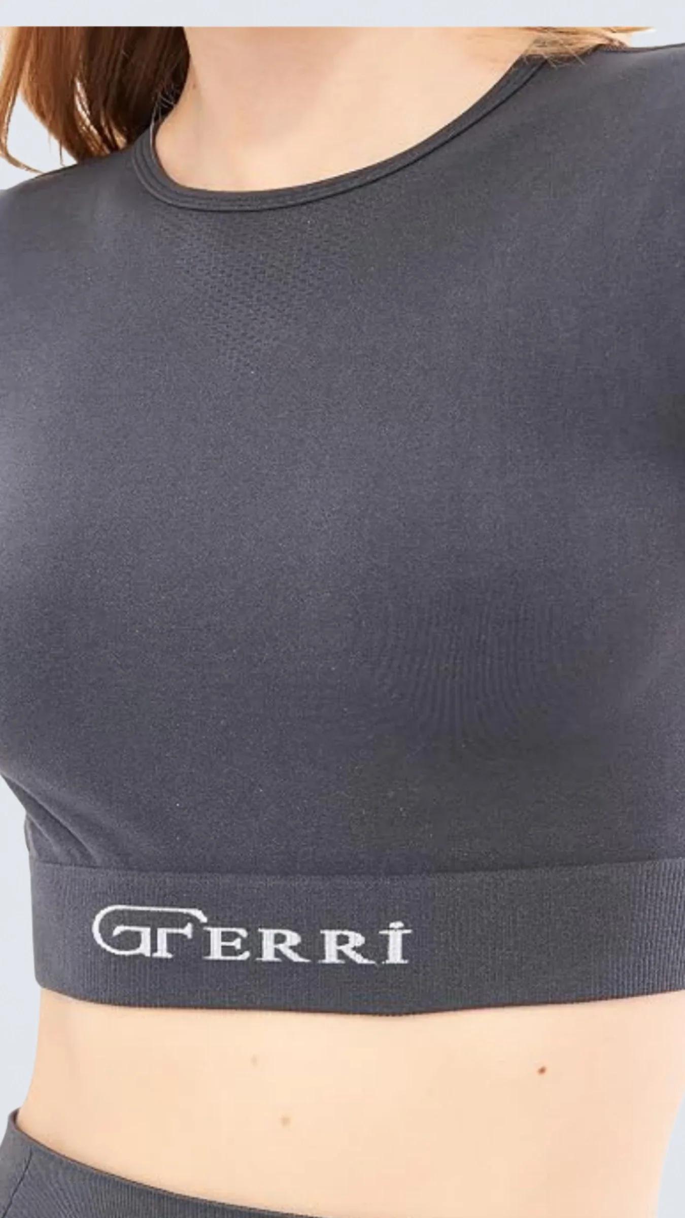 Yumuşak Dokulu, Esnek Yoga, Koşu, Spor ve Günlük Crop Top Mila